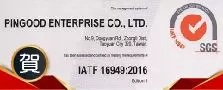 IATF 16949：2016 Certified